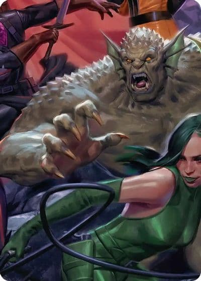 Abomination Irradiated Brute Art Card Art Series: Marvel Super Heroes Magic card