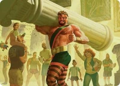 Hercules Prince of Power Art Card Art Series: Marvel Super Heroes Magic card