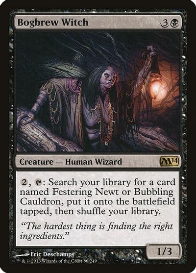 Bogbrew Witch Magic 2014 (M14) Magic card