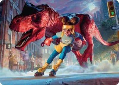 Moon Girl and Devil Dinosaur Art Card Art Series: Marvel Super Heroes Magic card