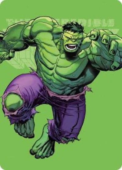 The Incredible Hulk Art Card Art Series: Marvel Super Heroes Magic card