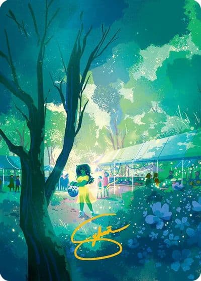 Forest Art Card Gold Stamped Signature Art Series: Marvel Super Heroes Magic card