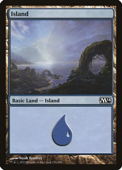 Island 234 Magic 2014 (M14) Magic card