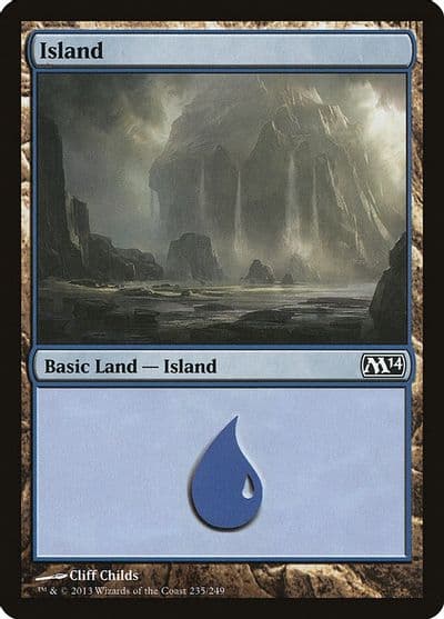 Island 235 Magic 2014 (M14) Magic card