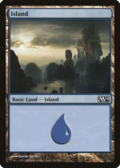 Island 236 Magic 2014 (M14) Magic card