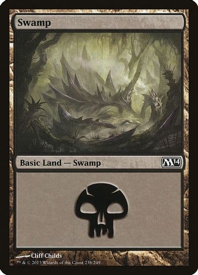 Swamp 238 Magic 2014 (M14) Magic card