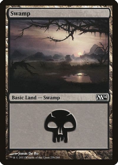 Swamp 239 Magic 2014 (M14) Magic card