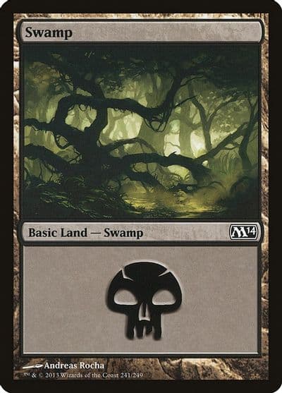 Swamp 241 Magic 2014 (M14) Magic card