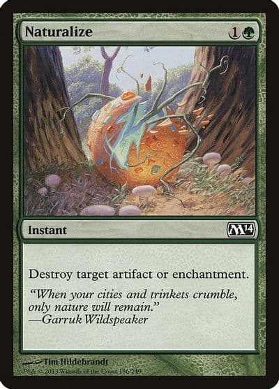 Naturalize Magic 2014 (M14) Magic card