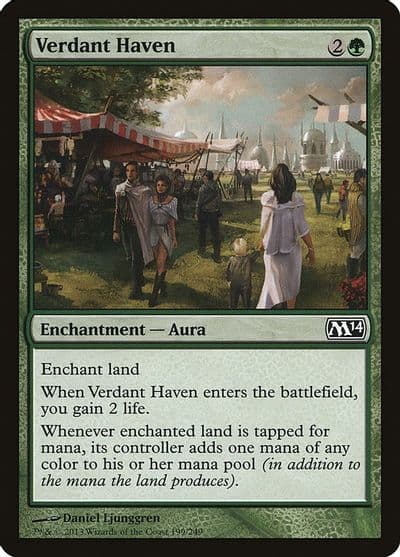Verdant Haven Magic 2014 (M14) Magic card