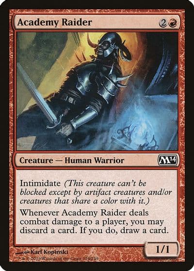 Academy Raider Magic 2014 (M14) Magic card