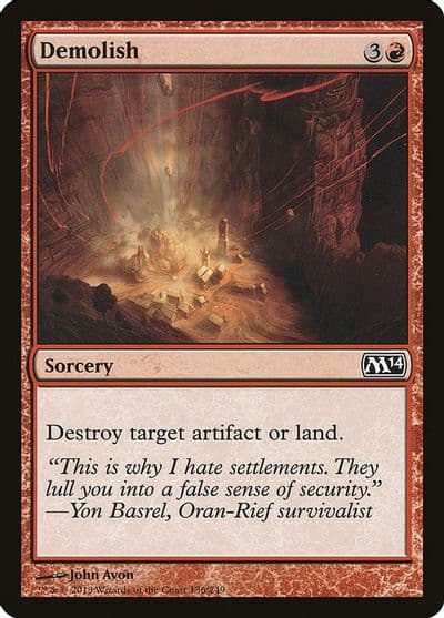 Demolish Magic 2014 (M14) Magic card