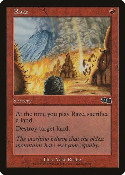 Raze Urza's Saga Magic card
