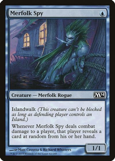 Merfolk Spy Magic 2014 (M14) Magic card
