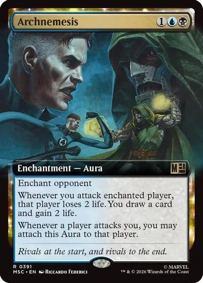 Archnemesis Extended Art Commander: Marvel Super Heroes Magic card
