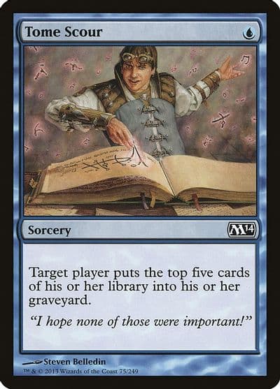Tome Scour Magic 2014 (M14) Magic card
