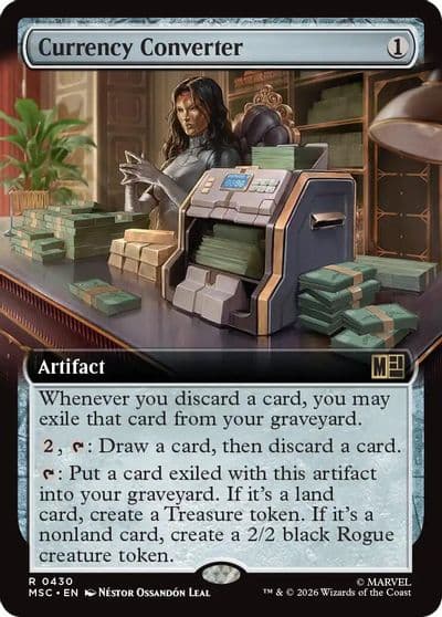 Currency Converter Extended Art Commander: Marvel Super Heroes Magic card