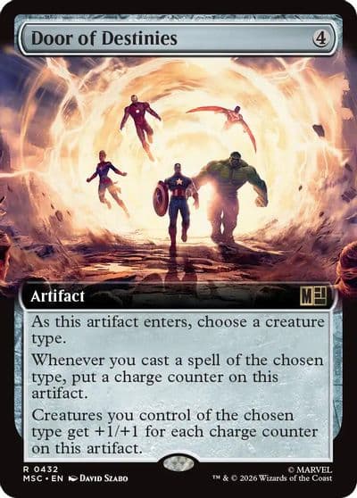Door of Destinies Extended Art Commander: Marvel Super Heroes Magic card