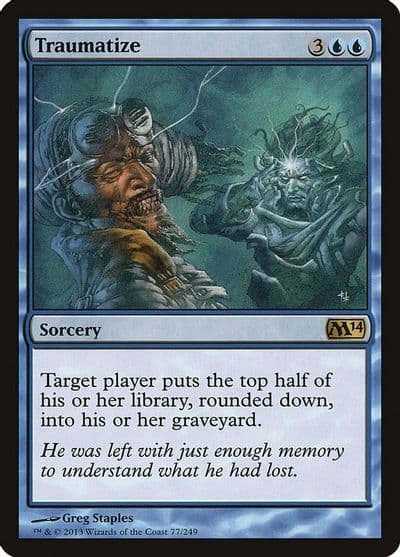 Traumatize Magic 2014 (M14) Magic card