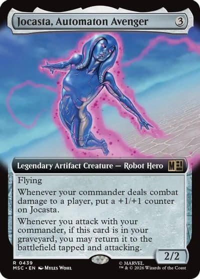 Jocasta Automaton Avenger Extended Art Commander: Marvel Super Heroes Magic card