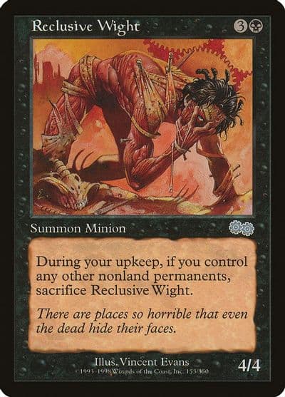 Reclusive Wight Urza's Saga Magic card