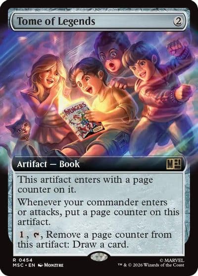 Tome of Legends Extended Art Commander: Marvel Super Heroes Magic card