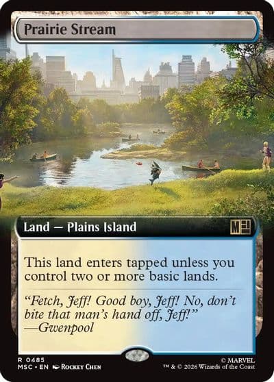Prairie Stream Extended Art Commander: Marvel Super Heroes Magic card