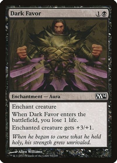 Dark Favor Magic 2014 (M14) Magic card