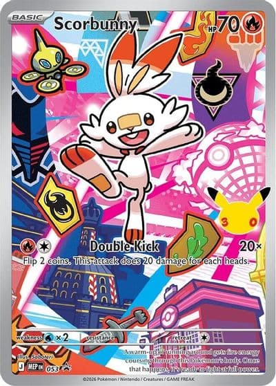 Scorbunny - 053 ME: Mega Evolution Promo Pokemon card