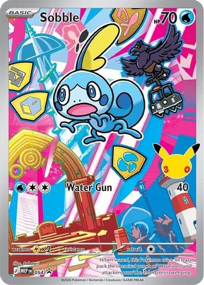 Sobble - 054 ME: Mega Evolution Promo Pokemon card