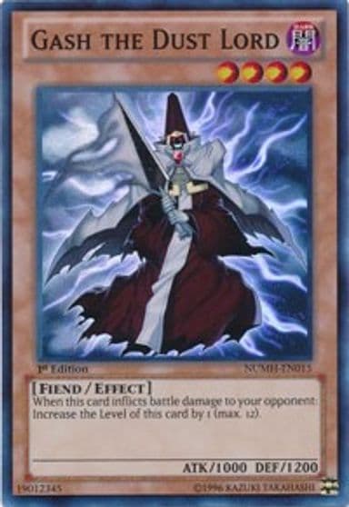 Gash the Dust Lord Number Hunters Yu-Gi-Oh! card