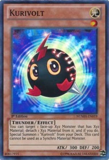 Kurivolt Number Hunters Yu-Gi-Oh! card