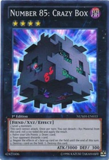 Number 85 Crazy Box Number Hunters Yu-Gi-Oh! card
