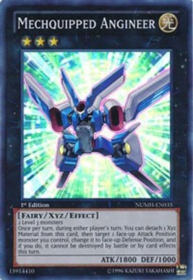 Mechquipped Angineer Number Hunters Yu-Gi-Oh! card