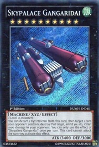 Skypalace Gangaridai Number Hunters Yu-Gi-Oh! card