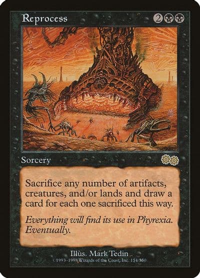 Reprocess Urza's Saga Magic card