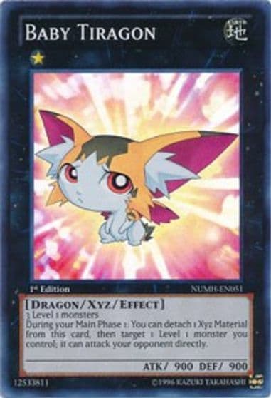 Baby Tiragon Number Hunters Yu-Gi-Oh! card