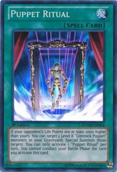 Puppet Ritual Number Hunters Yu-Gi-Oh! card