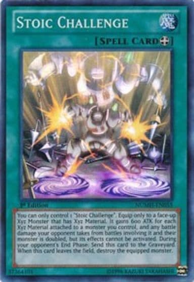 Stoic Challenge Number Hunters Yu-Gi-Oh! card