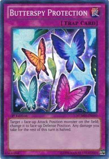 Butterspy Protection Number Hunters Yu-Gi-Oh! card