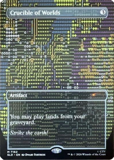 Crucible of Worlds 7162 Secret Lair Drop Series Magic card