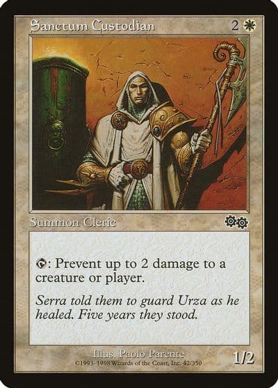 Sanctum Custodian Urza's Saga Magic card