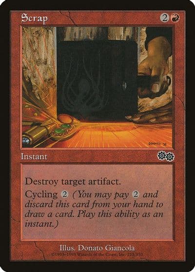 Scrap Urza's Saga Magic card
