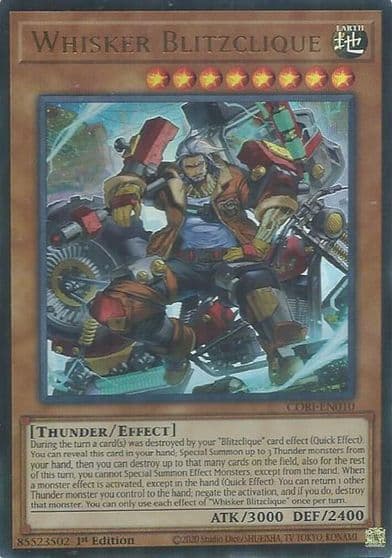 Whisker Blitzclique Chaos Origins Yu-Gi-Oh! card