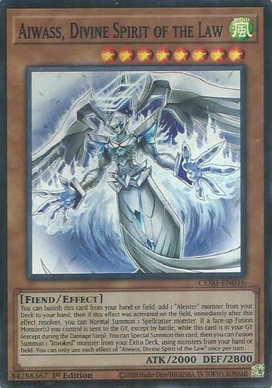 Aiwass Divine Spirit of the Law Chaos Origins Yu-Gi-Oh! card