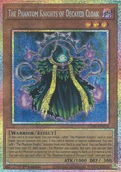 The Phantom Knights of Decayed Cloak Starlight Rare Chaos Origins Yu-Gi-Oh! card