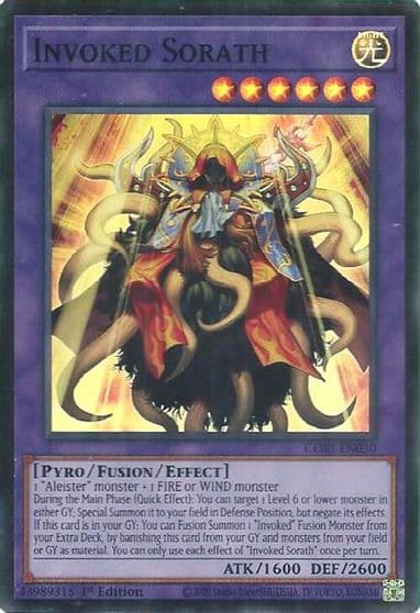 Invoked Sorath Chaos Origins Yu-Gi-Oh! card