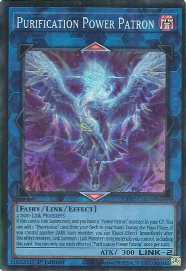 Purification Power Patron Chaos Origins Yu-Gi-Oh! card