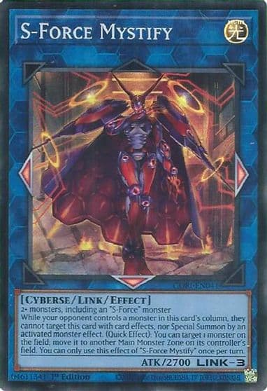 S Force Mystify Chaos Origins Yu-Gi-Oh! card