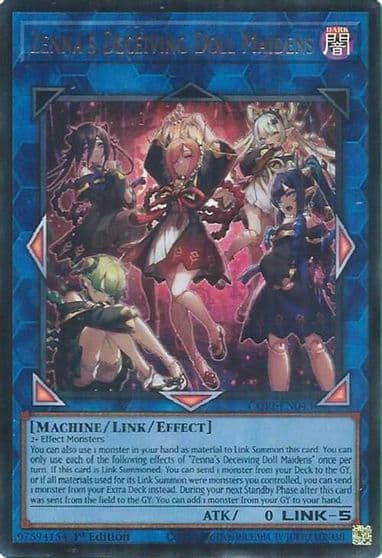 Zennas Deceiving Doll Maidens Chaos Origins Yu-Gi-Oh! card